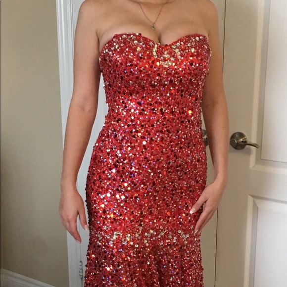 Red Prom Dress - Picture 3 of 3